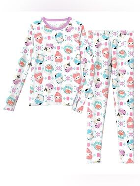 Climateright By Cuddl Duds Squishmallow Girls Thermal Set